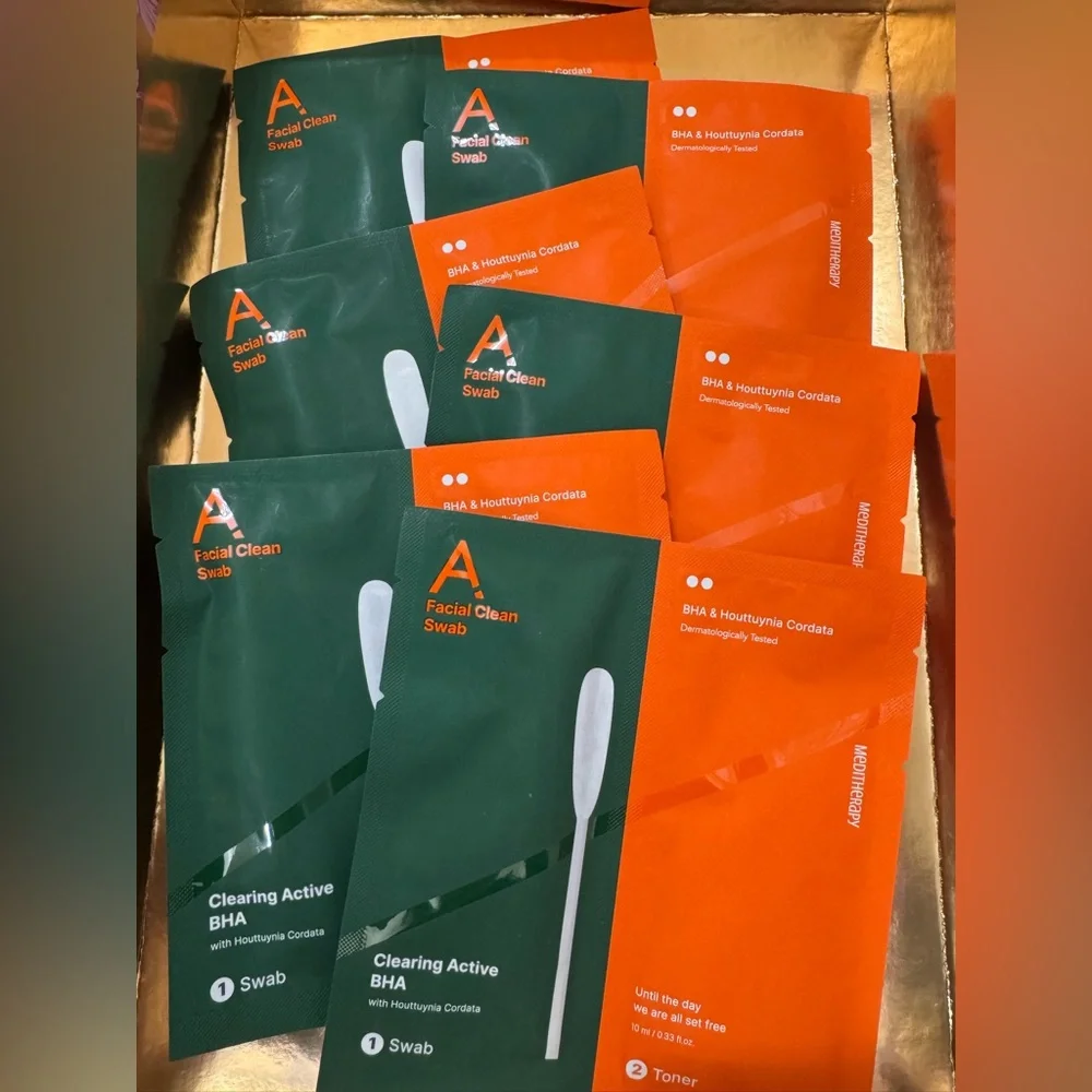 🎉3 for $50 Korean Skincare Toner Swab Pore Tightening Swab exfoliator for Acne